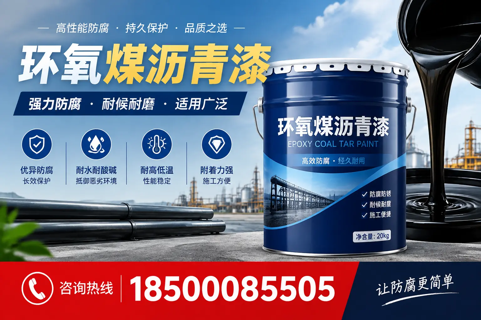 环氧煤沥青漆在不同气候条件下的表现分析,盘锦适用性