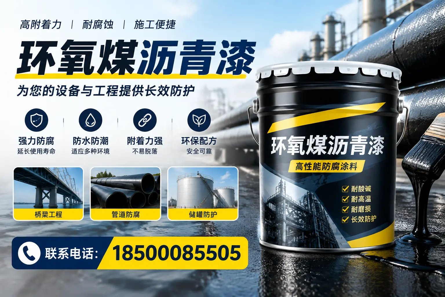 环氧煤沥青漆与其他涂料的对比分析,助力盘锦企业决策
