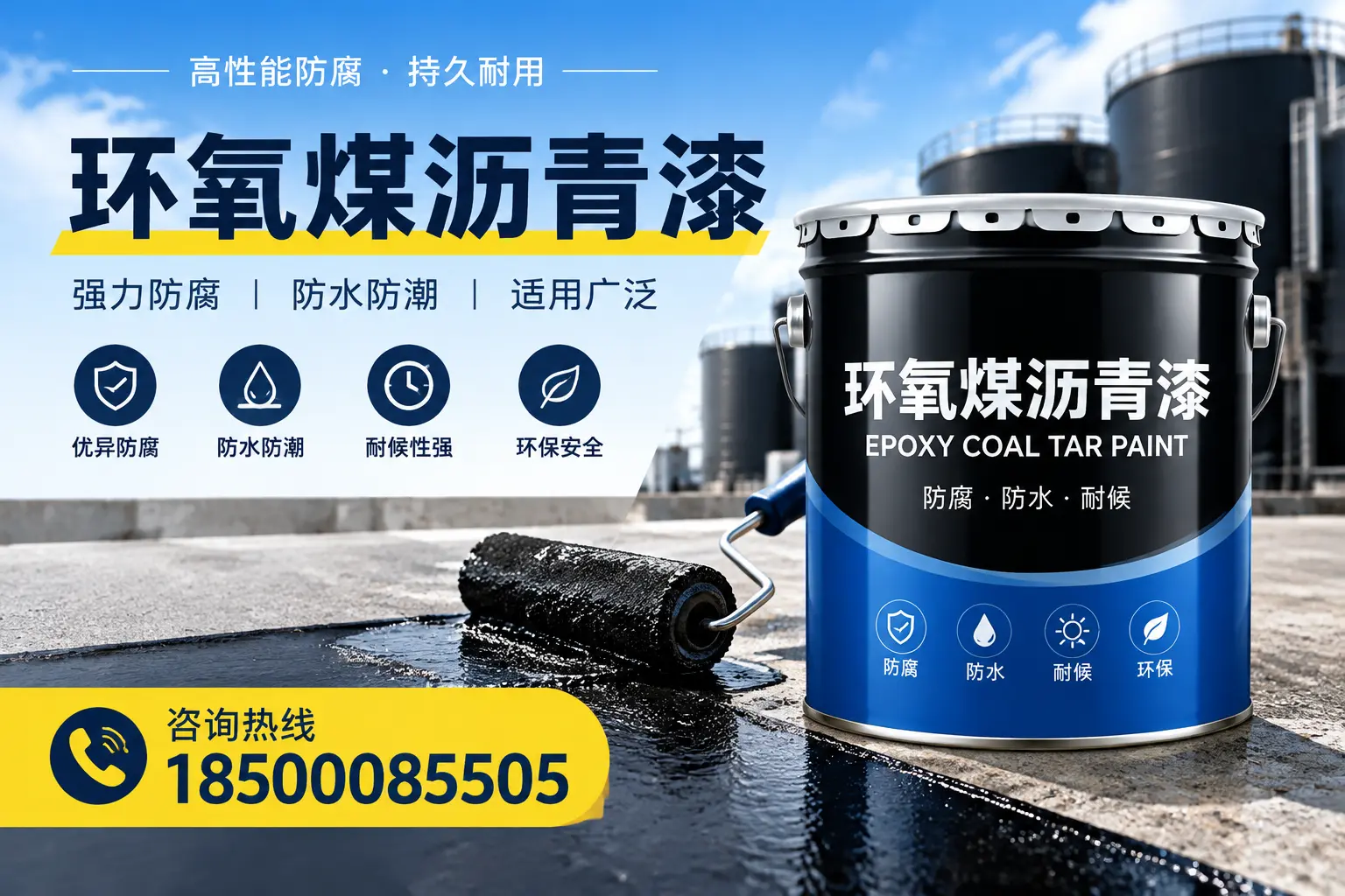 选择环氧煤沥青漆的五大理由，盘锦客户必知